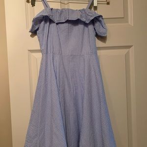 GIRLS RALPH LAUREN SEERSUCKER DRESS 💙🤍💙